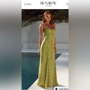 Runaway The Label Ellerby Frill Trim Maxi